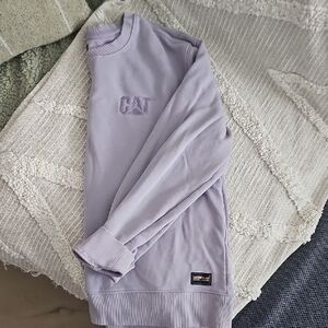 Caterpillar (CAT) Women's Lavender Crewneck Sweatshirt